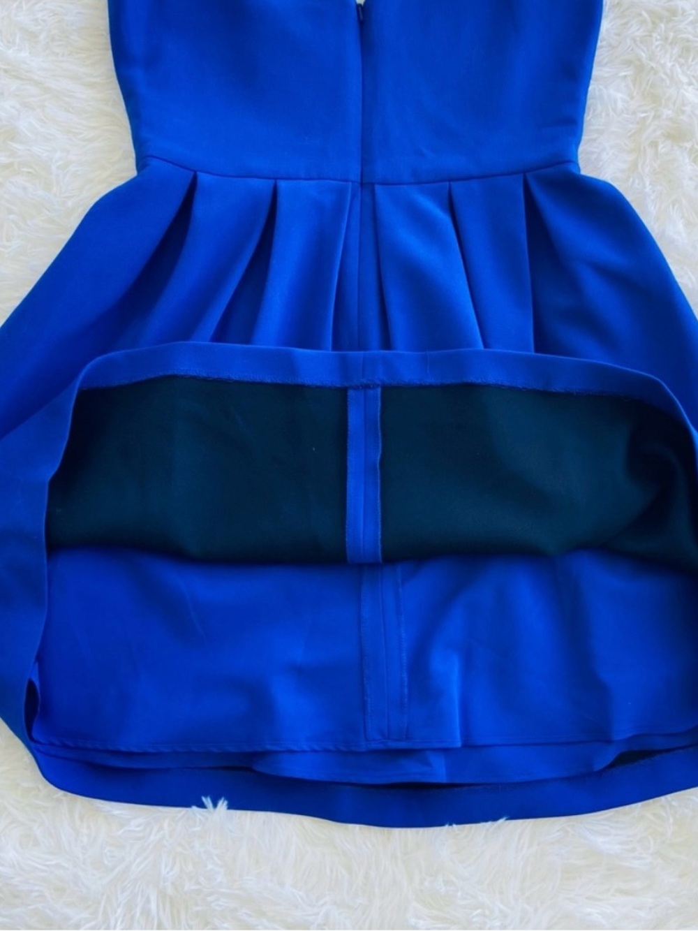 🤍New! Halo Royal Blue Spaghetti Strap Mini Dress - Picture 7 of 8